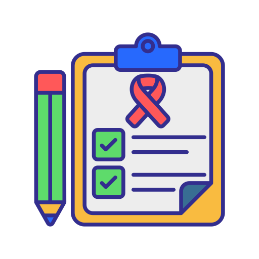 informe sobre el cáncer icono gratis