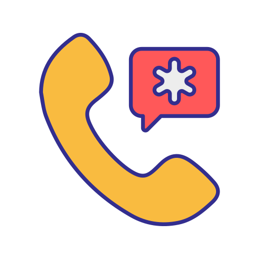 Emergency call free icon