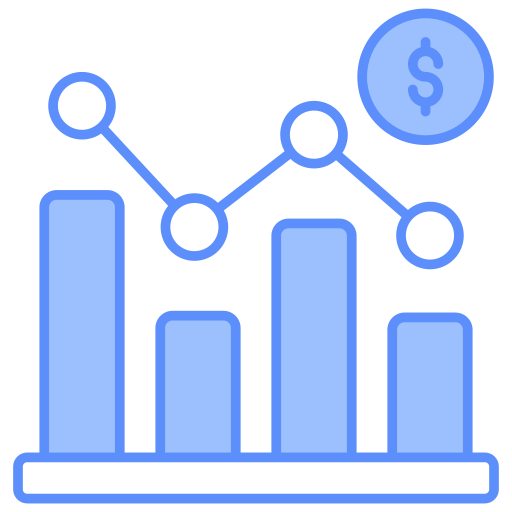 bolsa de valores icono gratis