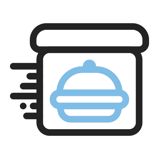 comida a domicilio icono gratis