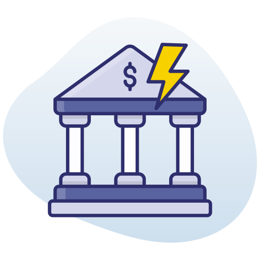 crisis económica icono gratis