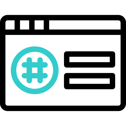 hashtag icono gratis