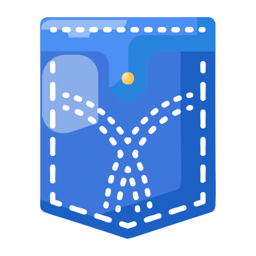 bolsillo icono gratis