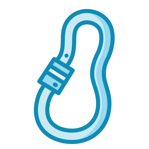 mosquetones icono gratis