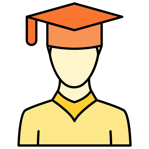 toga de graduación icono gratis