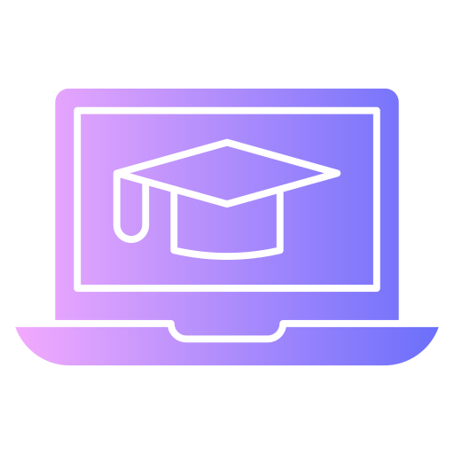 aprendizaje en línea icono gratis