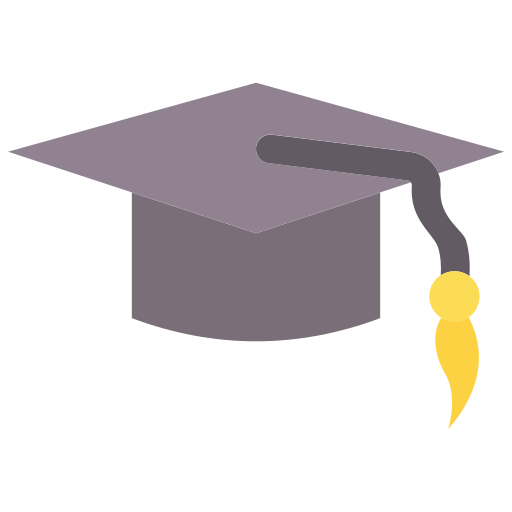 gorro de graduación icono gratis