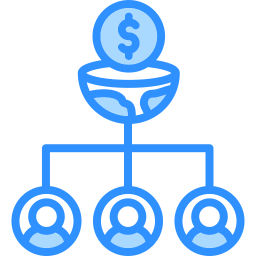Income distribution free icon Income distribution free icon