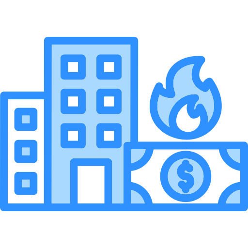 Money burn free icon