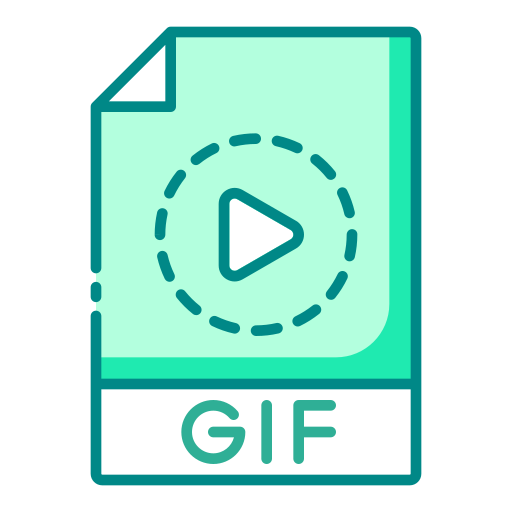 archivo gif icono gratis