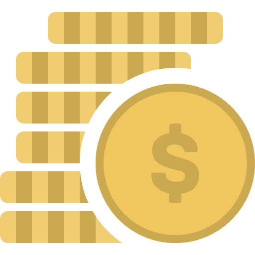 Monedas icono gratis