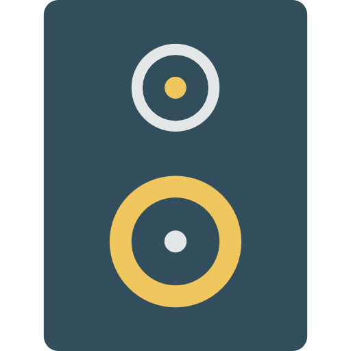 altavoces icono gratis