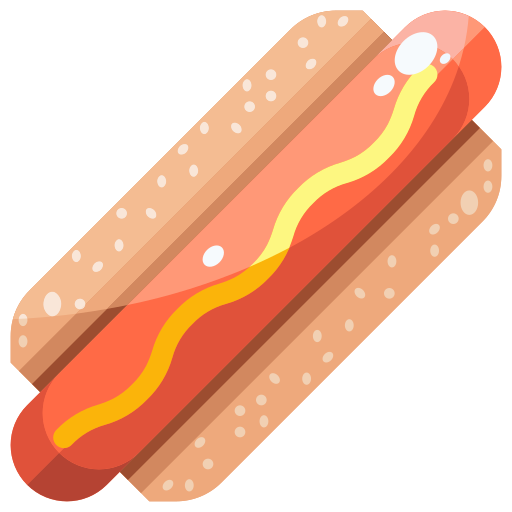 Hot dog icono gratis