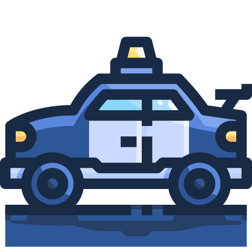 polizeiauto kostenlos Icon polizeiauto kostenlos Icon