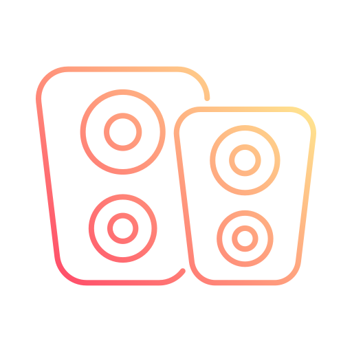 altavoz de música icono gratis