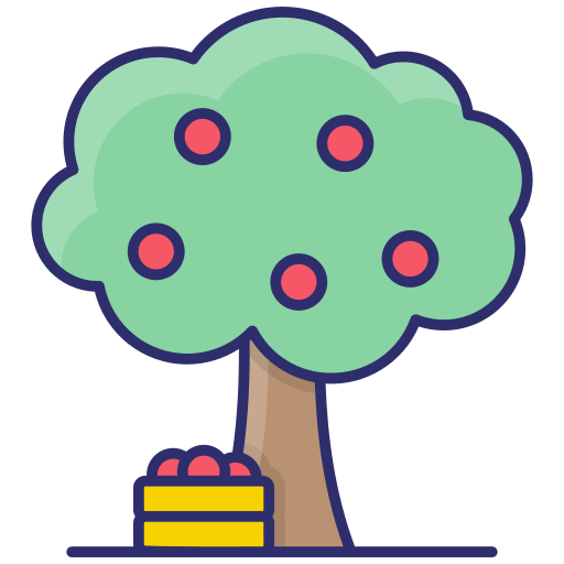 arbol frutal icono gratis