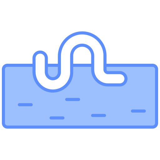 Worm free icon Worm free icon