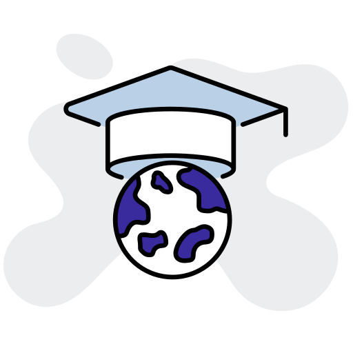 educación global icono gratis