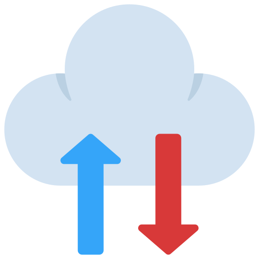 sincronización en la nube icono gratis