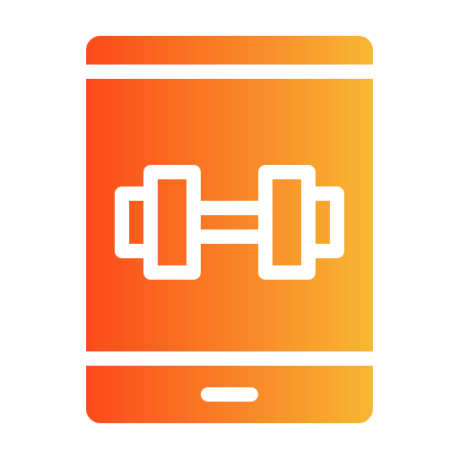 aplicación de fitness icono gratis