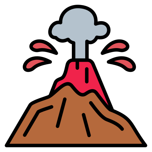 volcan Icône gratuit volcan Icône gratuit