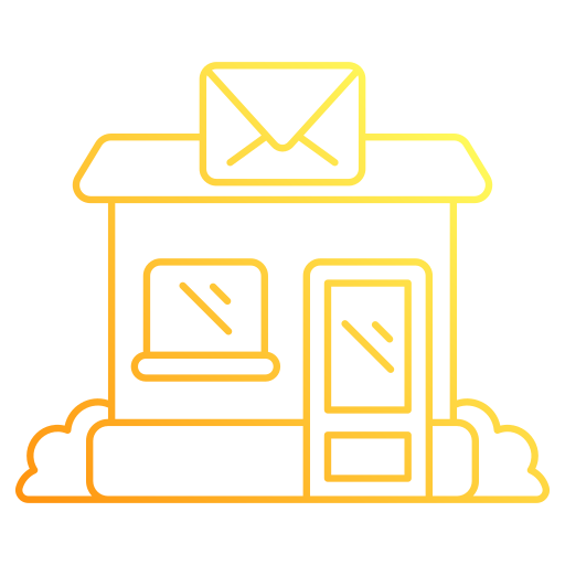 oficina de correos icono gratis