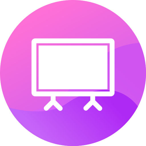 monitor de televisión icono gratis