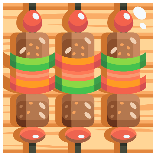 Shish kebab icono gratis