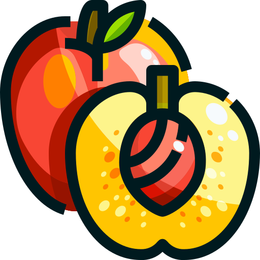 Nectarina icono gratis