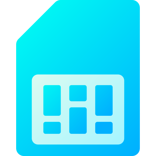 tarjeta sim icono gratis