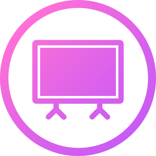 monitor de televisión icono gratis