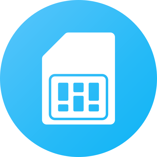 tarjeta sim icono gratis