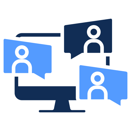 videoconferencia icono gratis