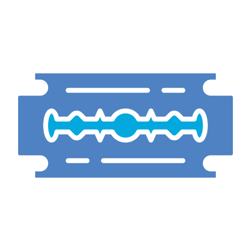 hoja de afeitar icono gratis