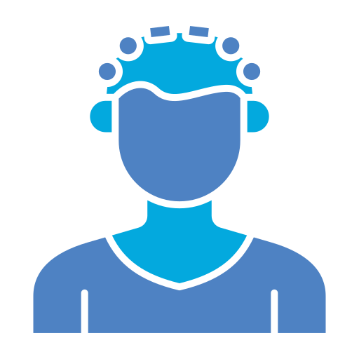 rizador de pelo icono gratis