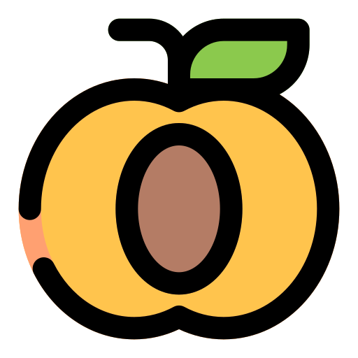 abricot Icône gratuit abricot Icône gratuit