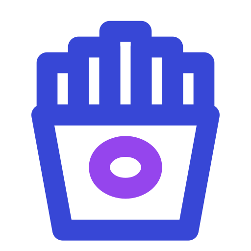 papas fritas icono gratis