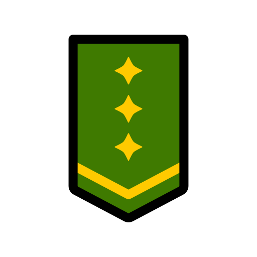 insignia militar icono gratis