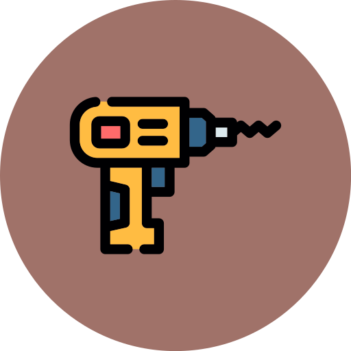 taladro de mano icono gratis
