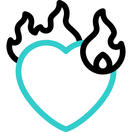 pasión icono gratis