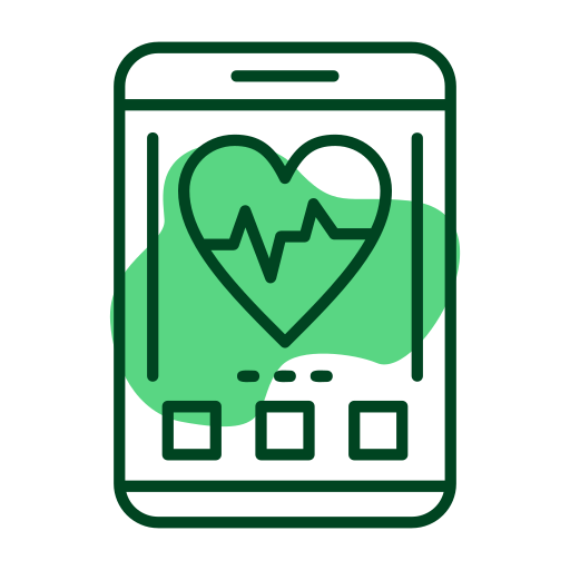 latido del corazón icono gratis