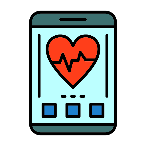 latido del corazón icono gratis