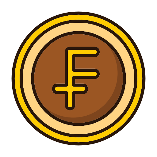 스위스 프랑 무료 아이콘