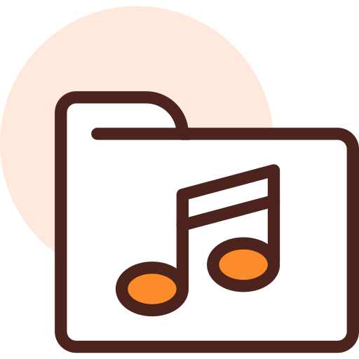 Archivo de música icono gratis