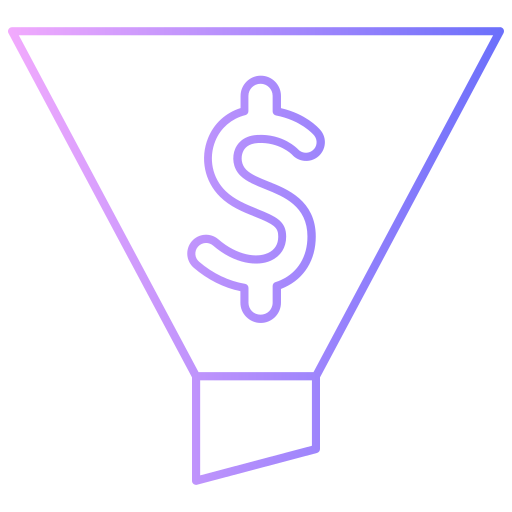 entonnoir de vente Icône gratuit