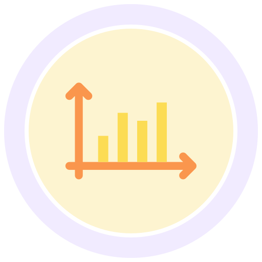 gráfico de barras icono gratis