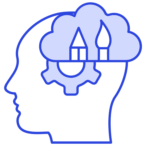 Creative thinking free icon Creative thinking free icon