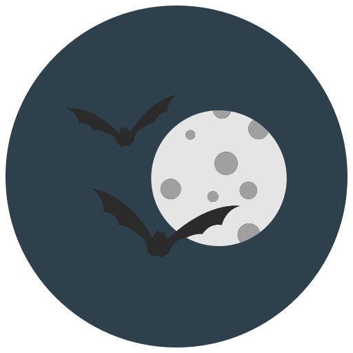 murciélago lunar icono gratis