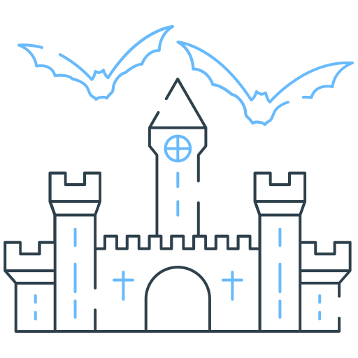 château sombre Icône gratuit château sombre Icône gratuit