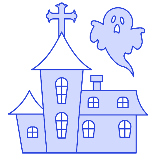 casa embrujada icono gratis